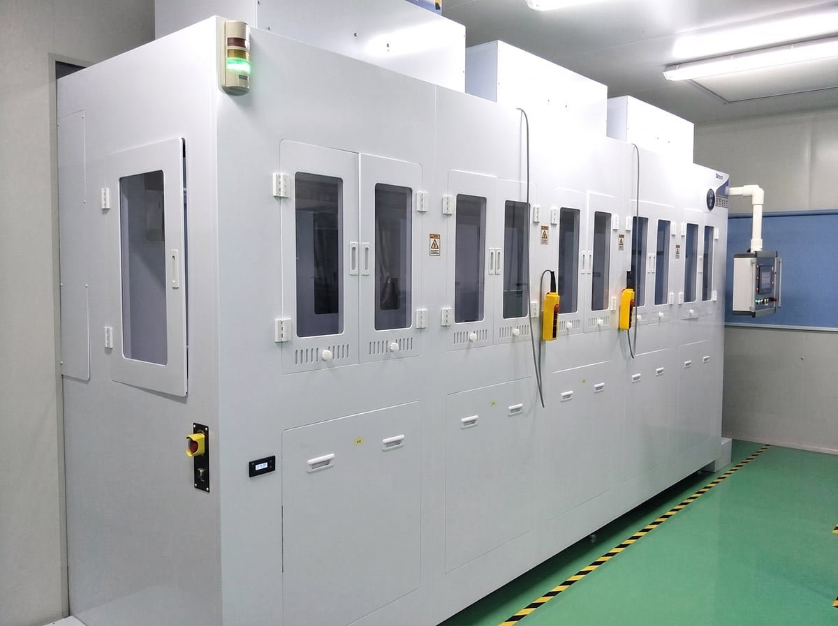 Batch wafer cleaning machine