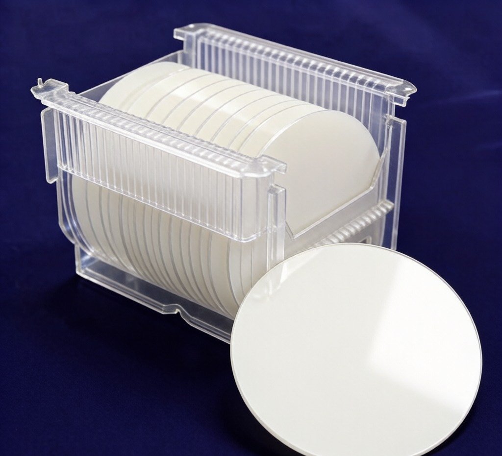 LiTaO3 wafers in cassette