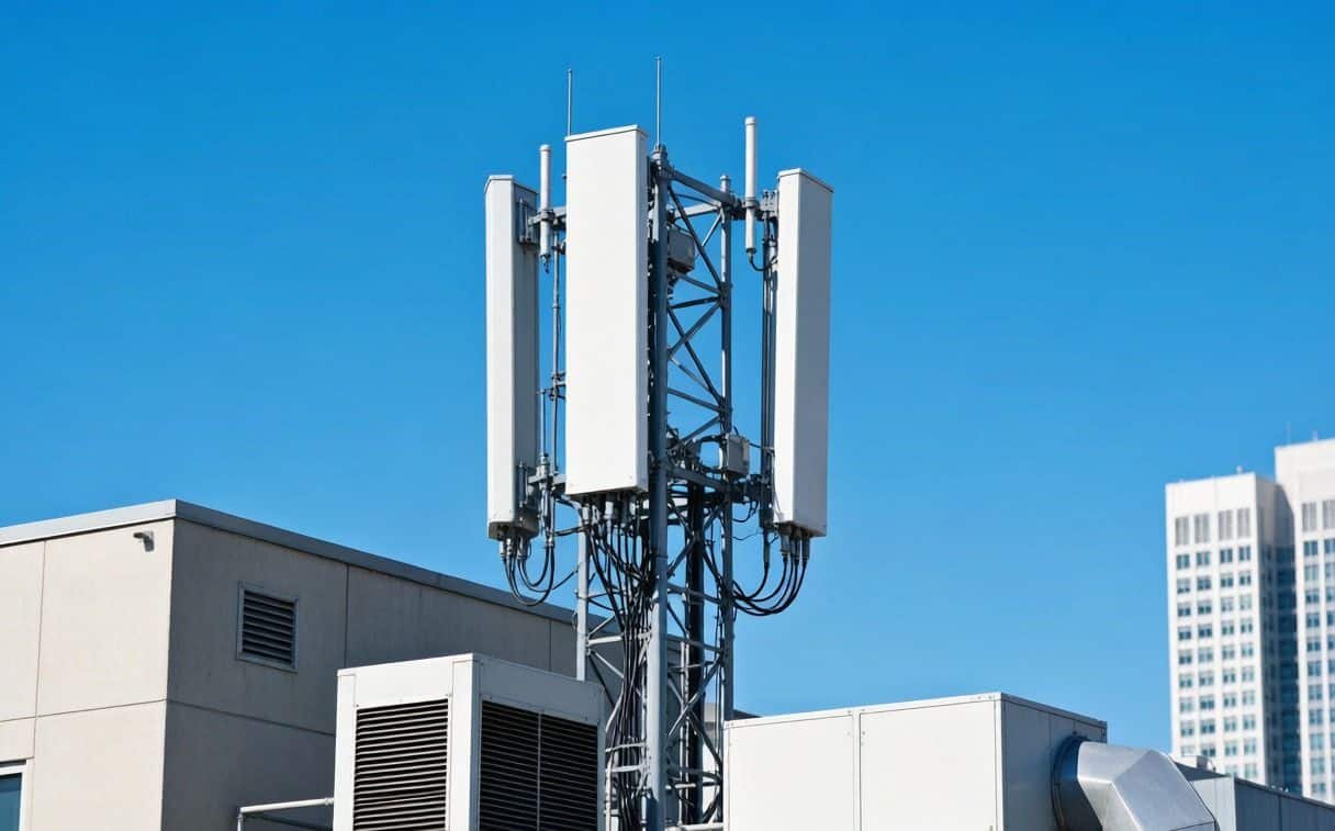 5G base station antenna using SAW filters