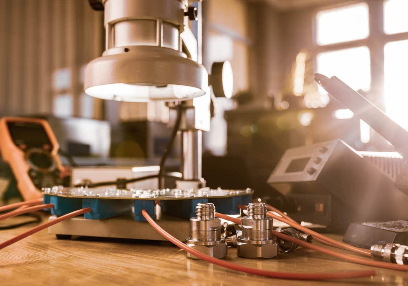 SAW filter material RF testing