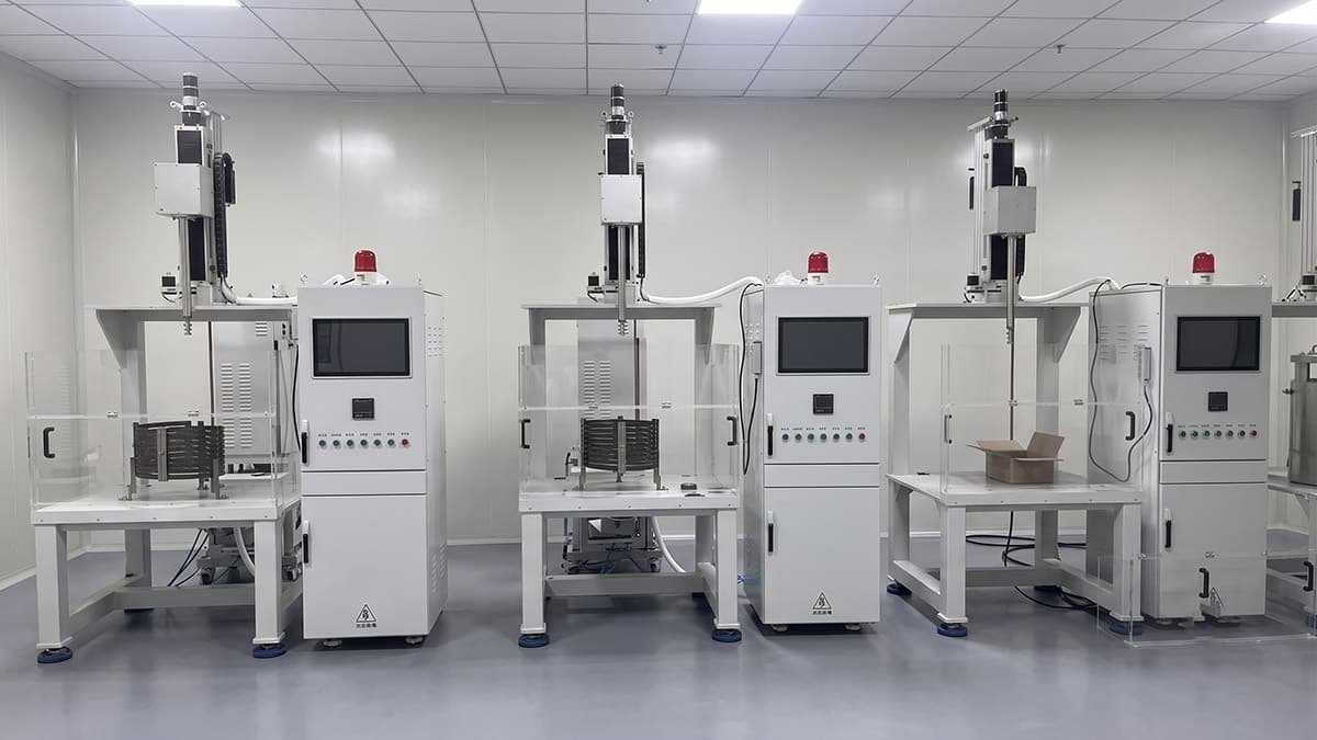 Wafer processing production line with multiple machines